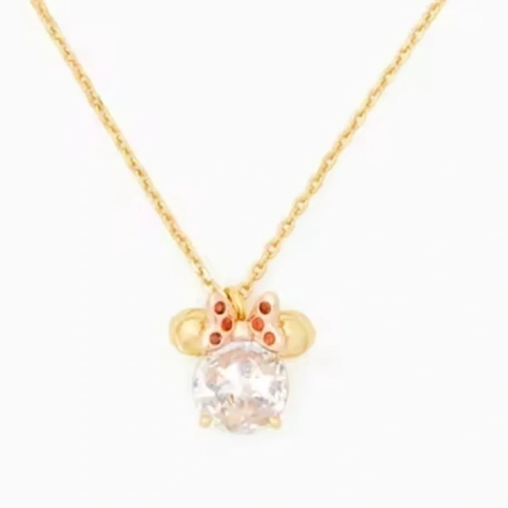 🆕kate spade♠️Disney X Minnie Pendant Necklace NWT::LIMITED STOCK::